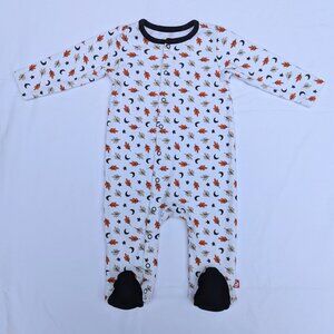 Zutano | Footie Pajamas in Little Leaf Print | 9M